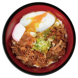 釜玉肉うどん